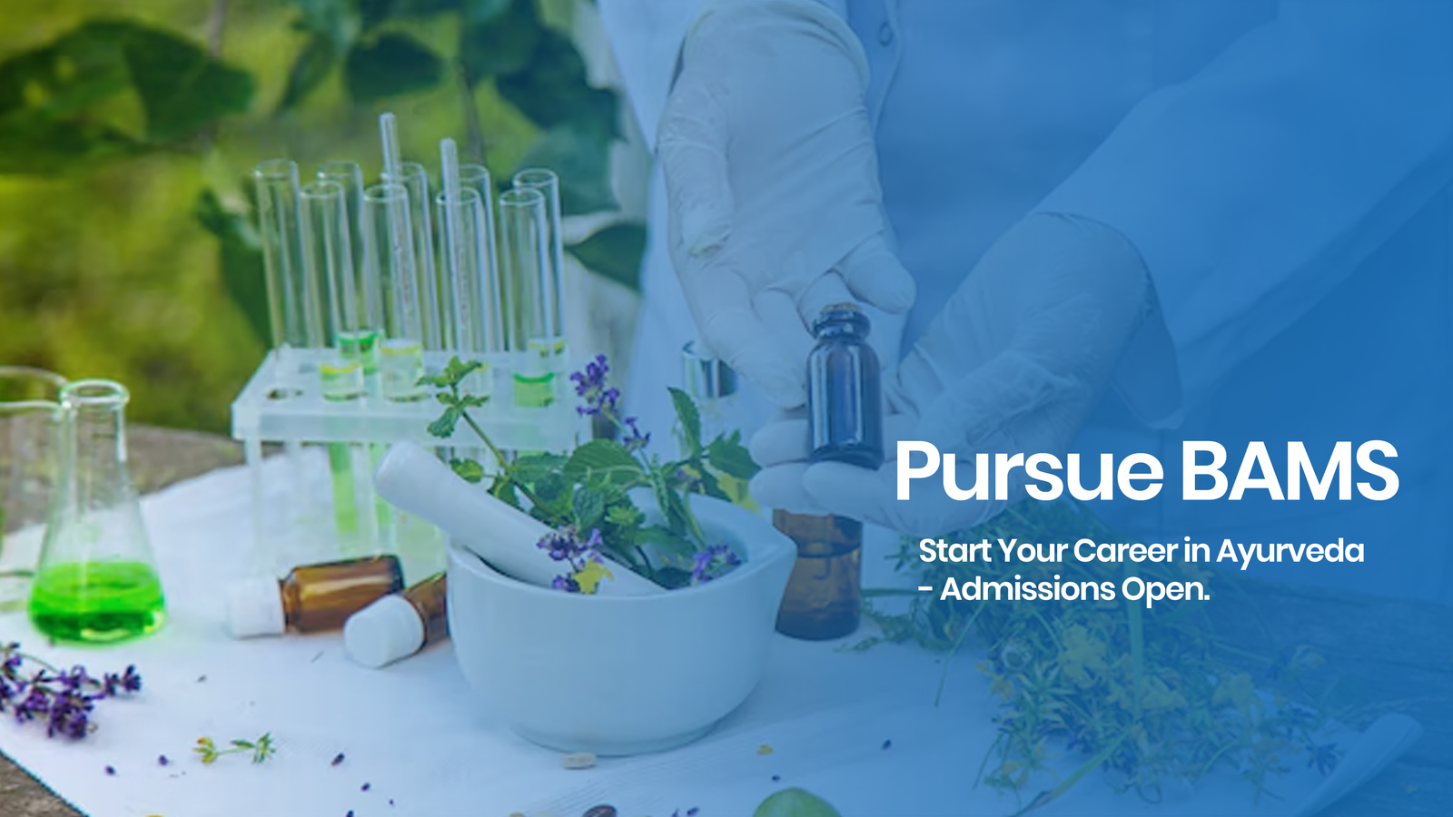 Pursue BAMS - Start Your Career in Ayurveda